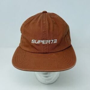 SUPER73 ASColour Orange Strapback Adjustable Dad Hat‎ Cap Electric Bike